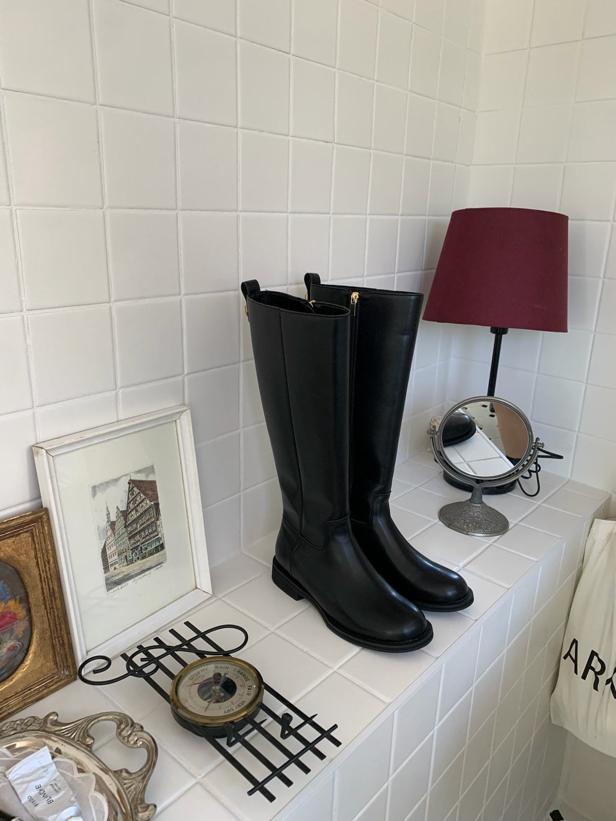 classic d-ring long boots