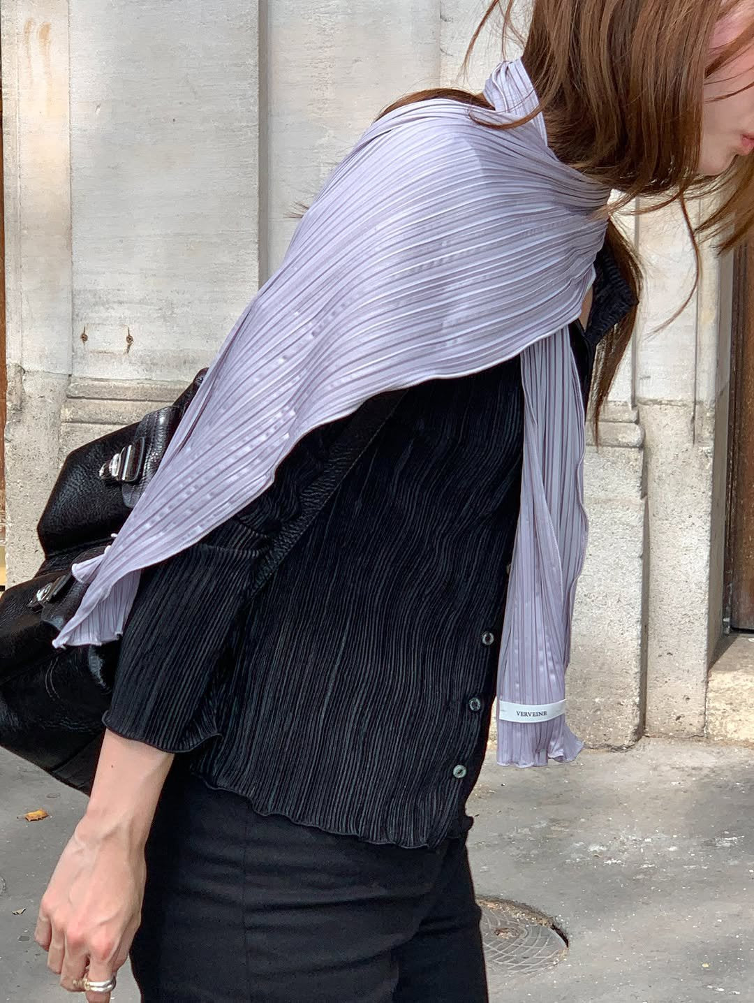 Emile frill pleats cardigan-3col