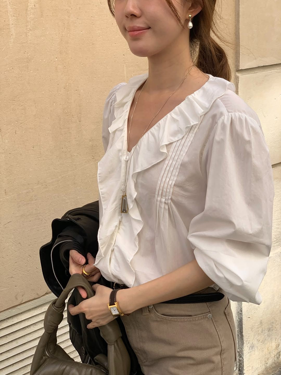 Margo ruffle blouse