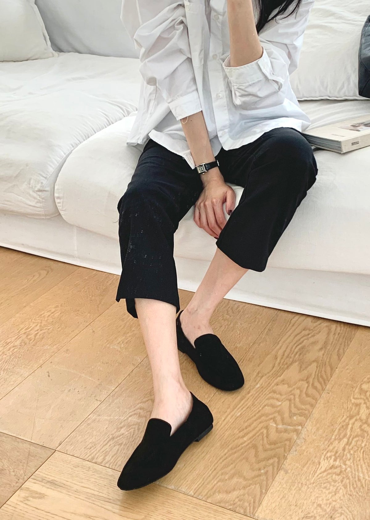 Suede Soft Loafers-4col