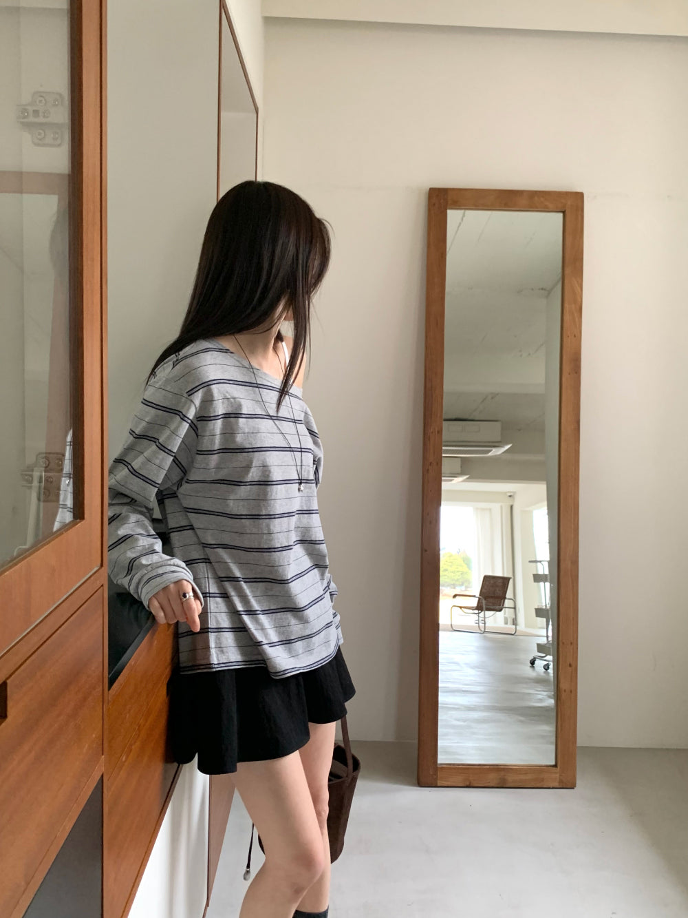 Celine off shoulder T-4col