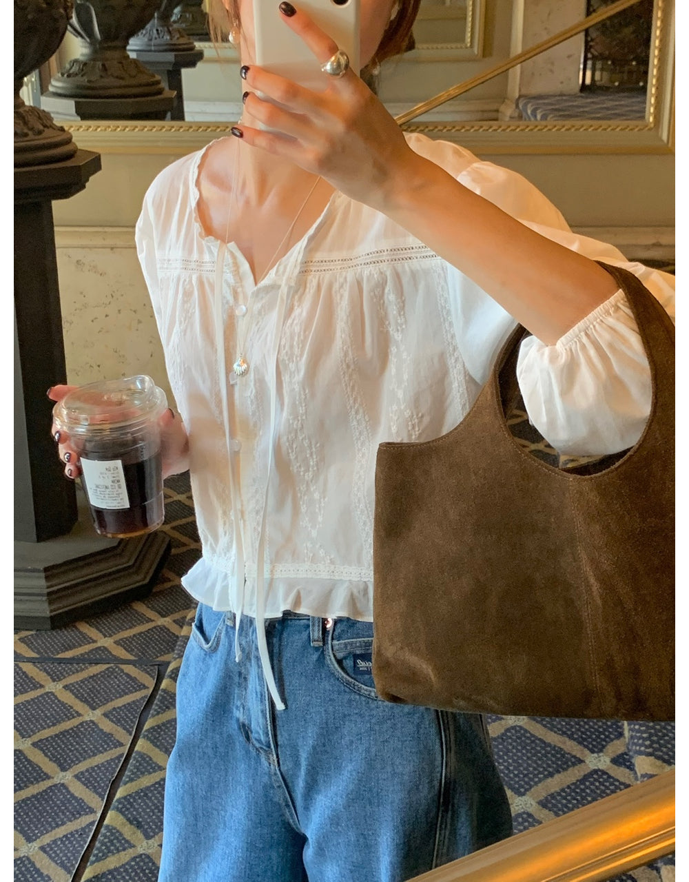Moon byul blouse