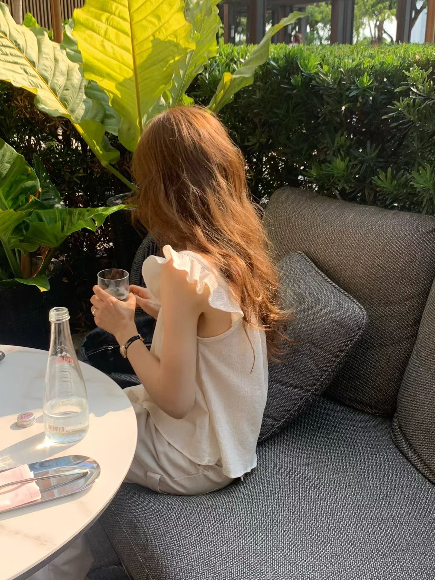 crema即納 Ounce any frill blouse-2col