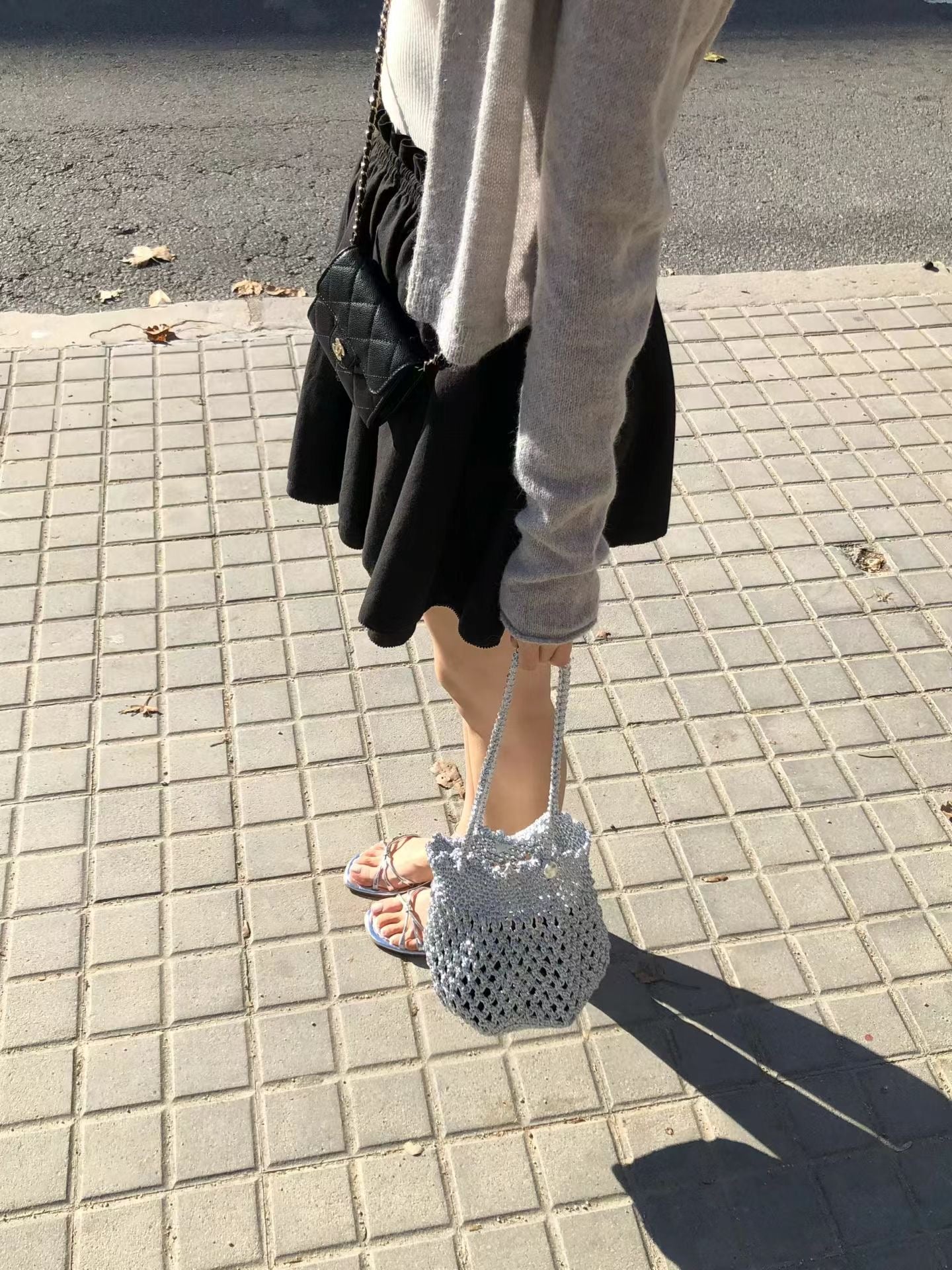 Ounce pico banding mini skirt-2col