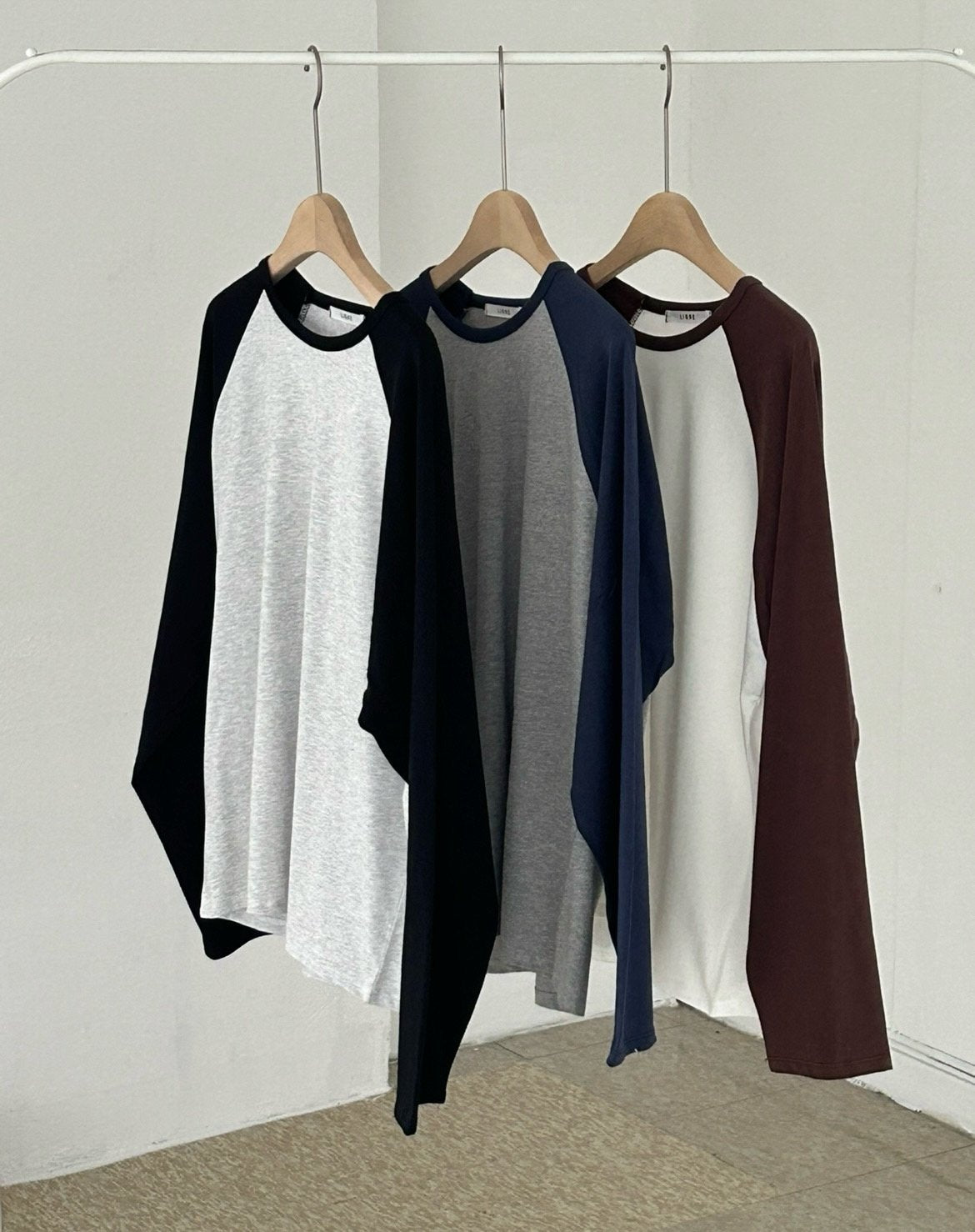 cotton raglan T-3col