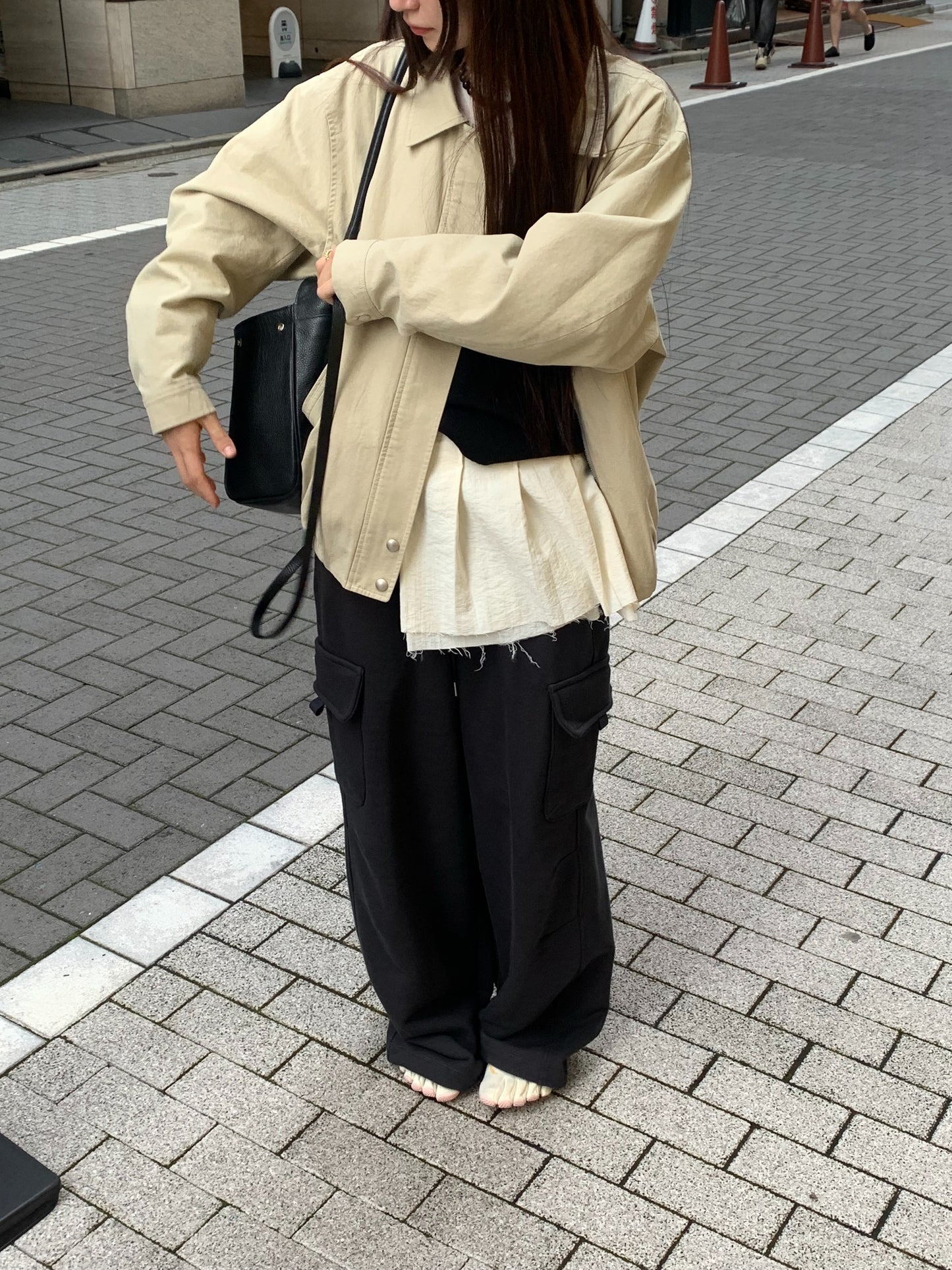 agne apron skirt-2col