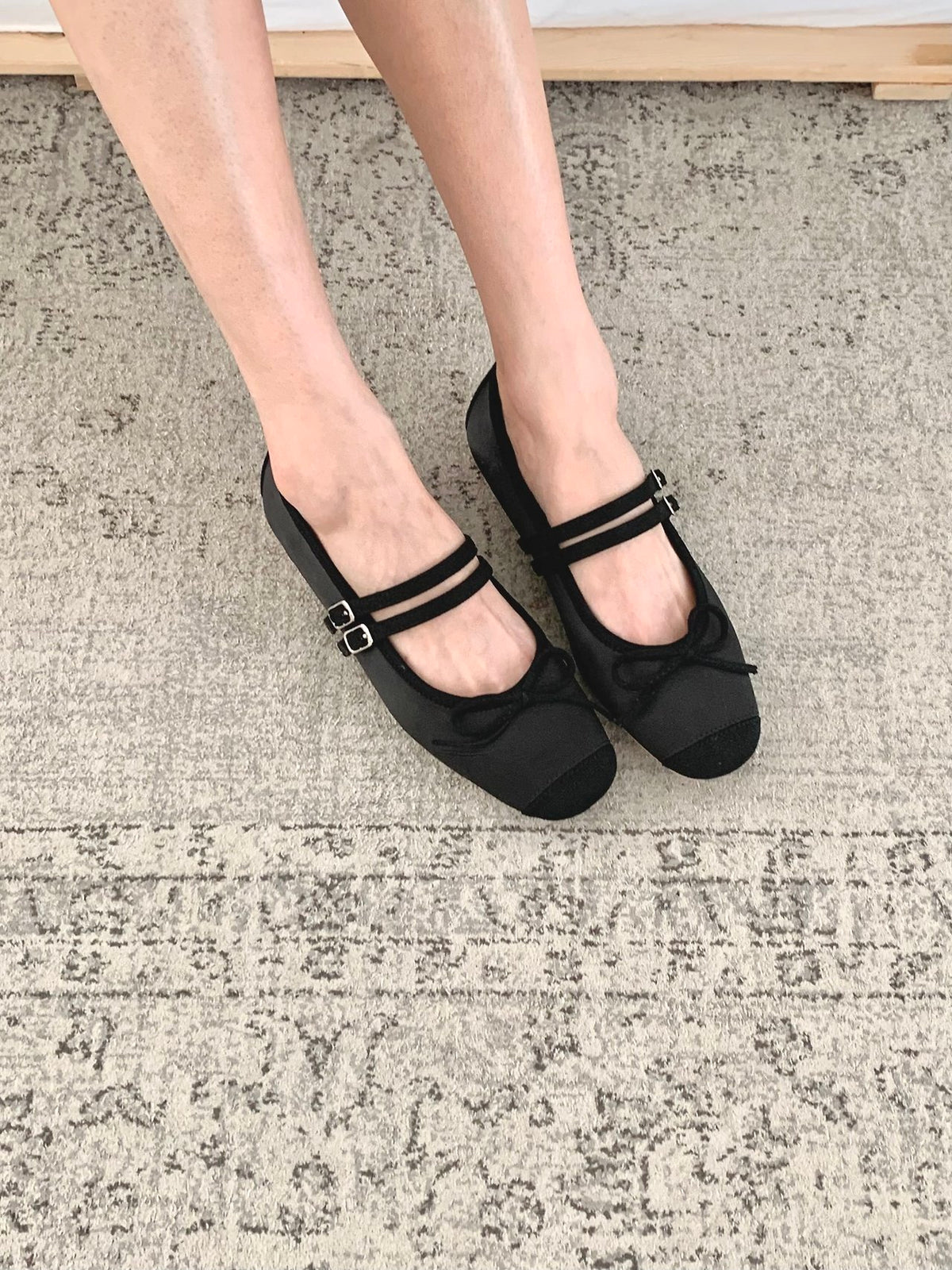 Molded double-strap Mary Jane