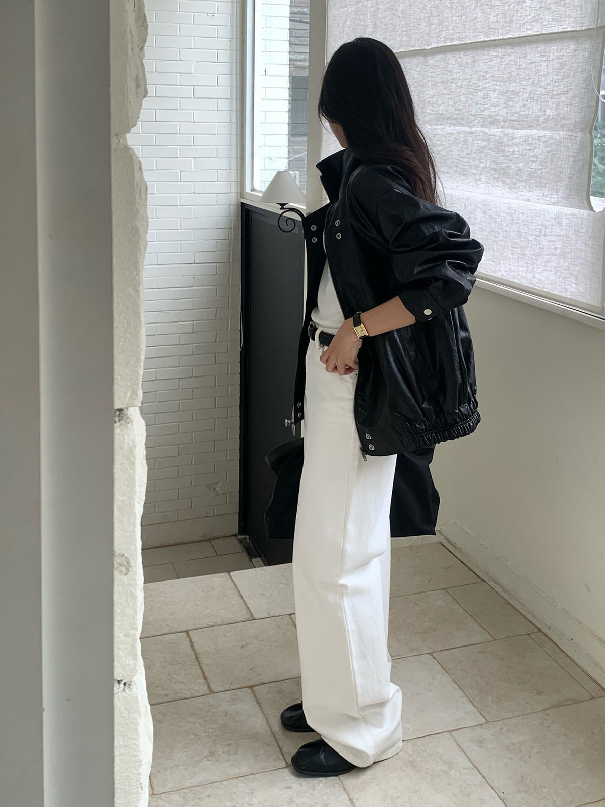 autumn leather jacket