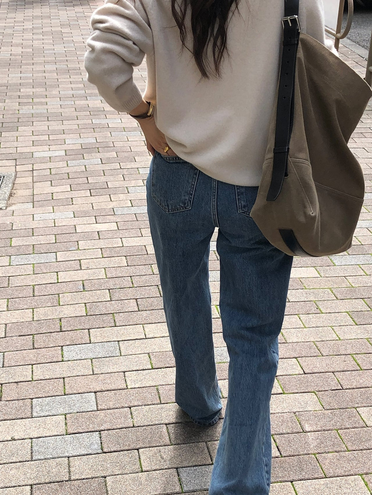 lien straight-fit denim