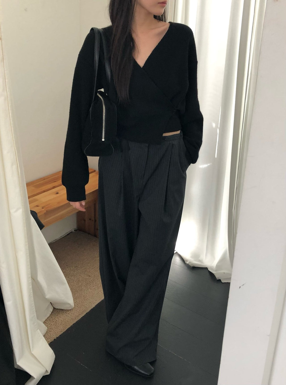 line wrap knit-3col