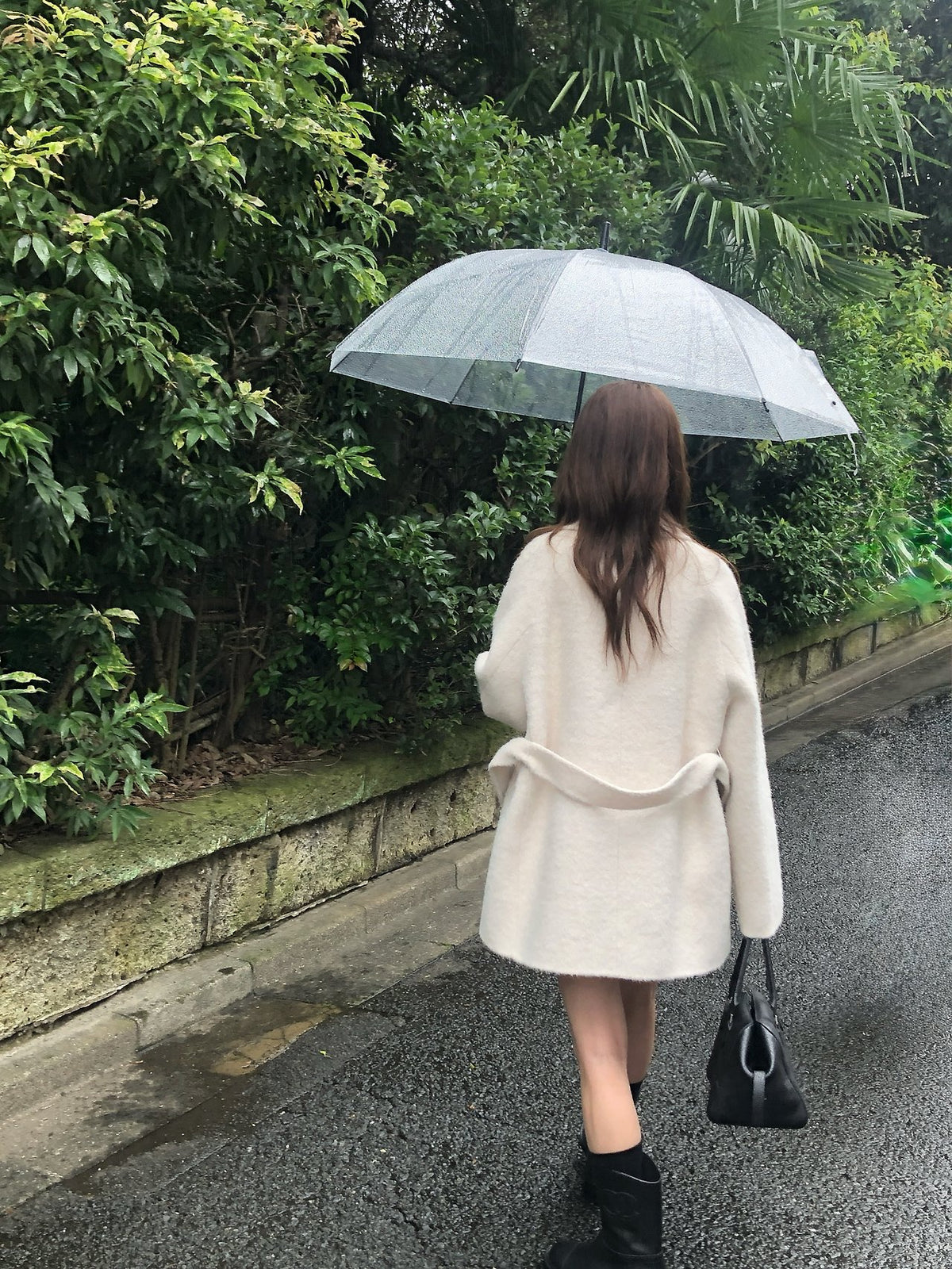 colette boucle handmade coat-2col