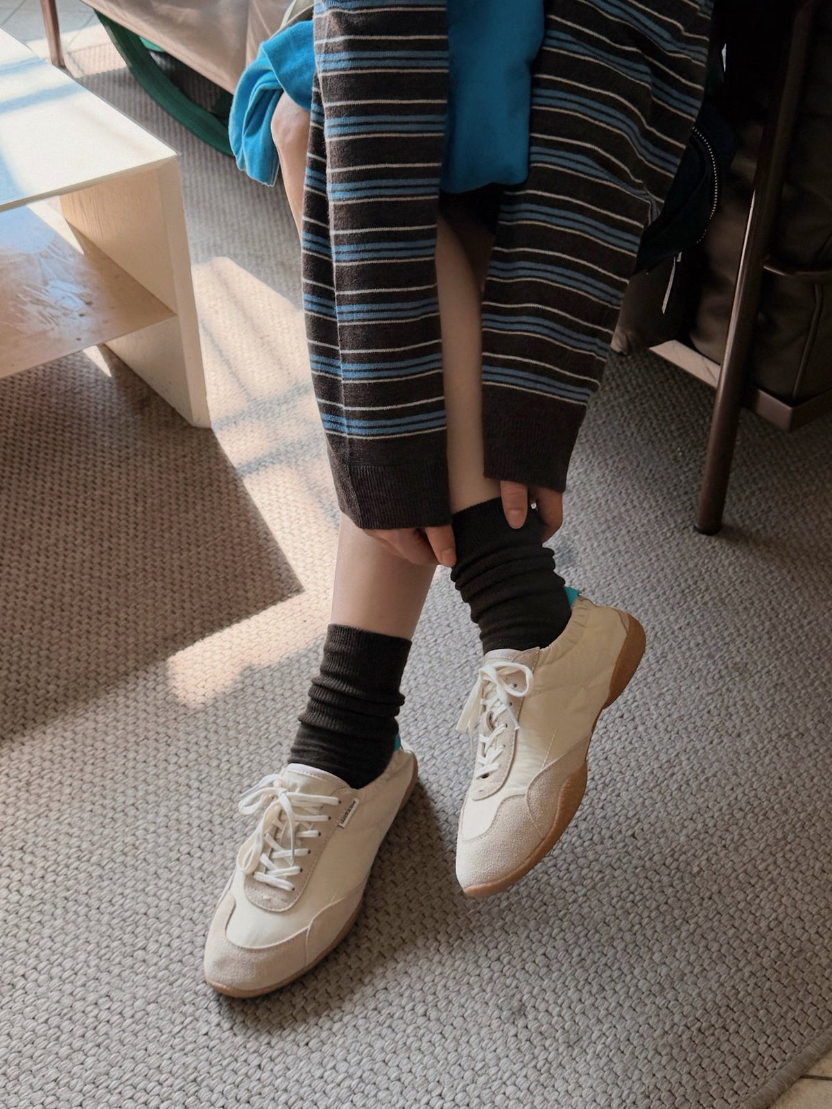 cloud suede sneakers-2col
