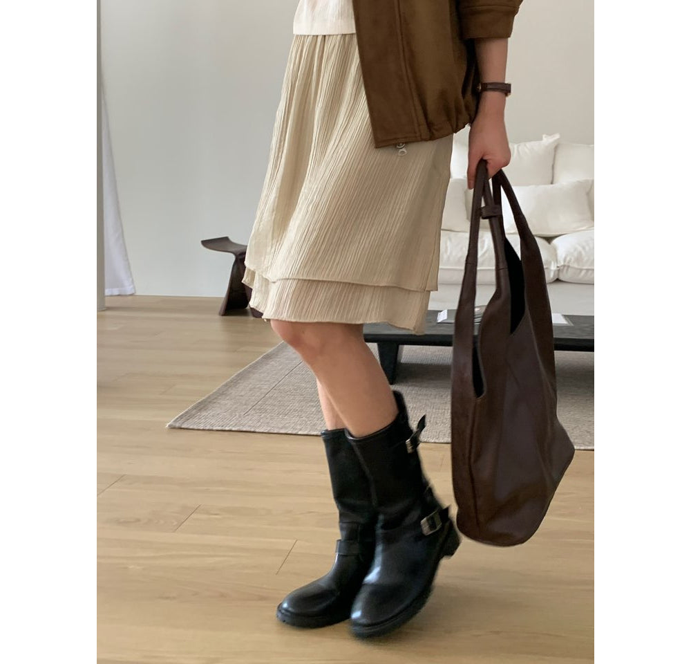 Mented Suede Jacket-2col
