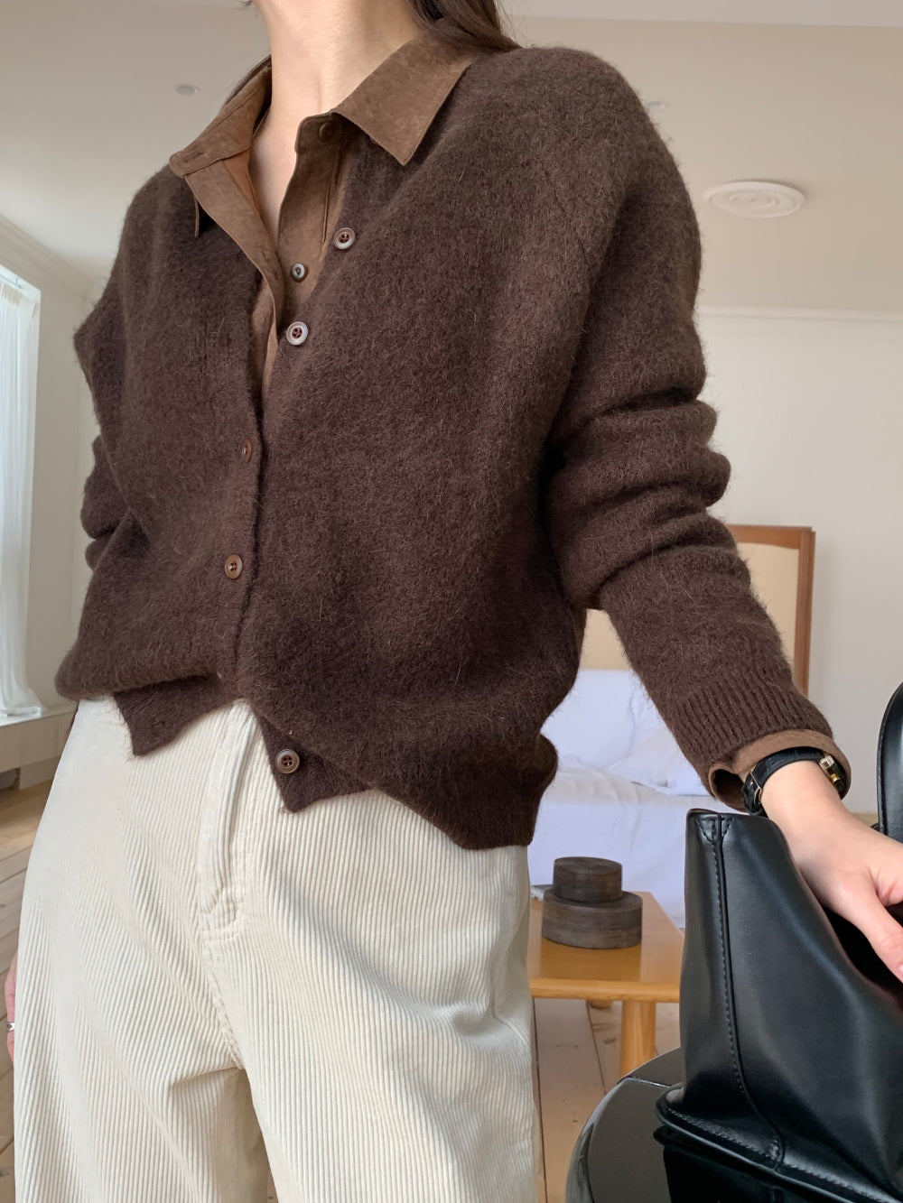 carrot cardigan-4col