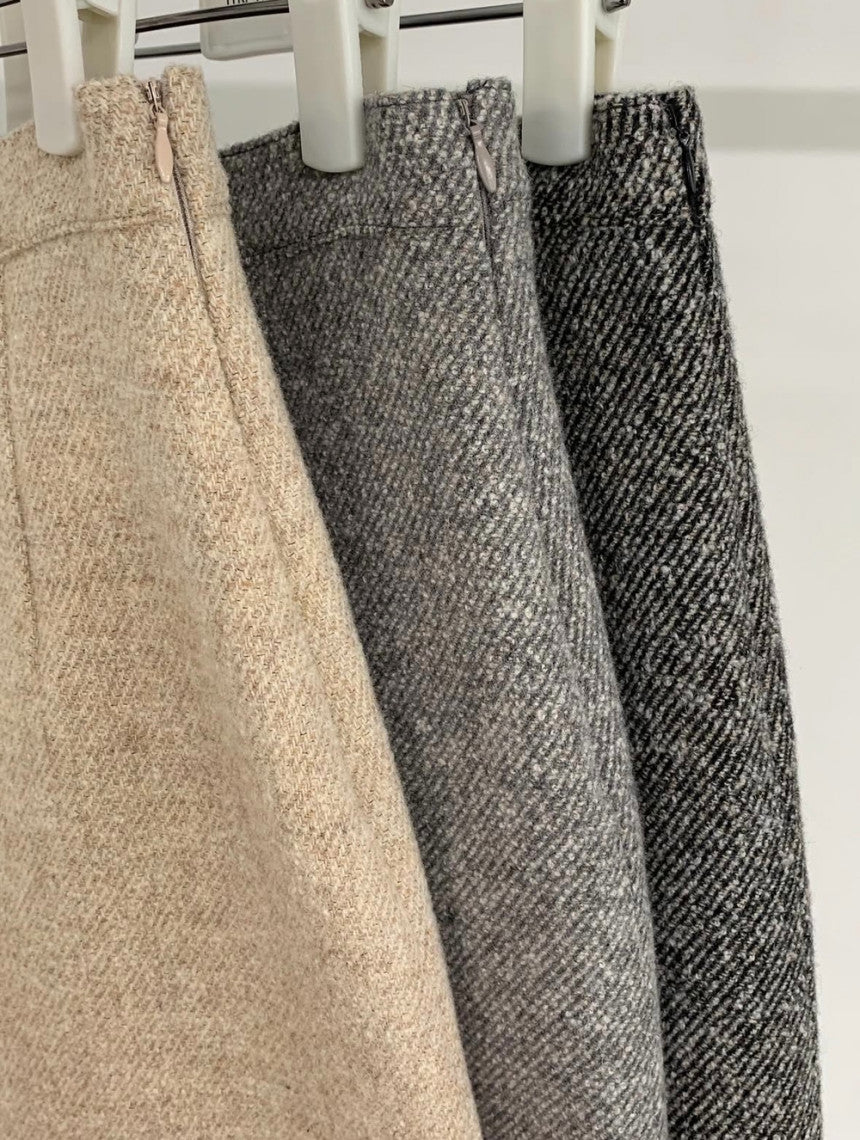 Margaret wool skirt-3col