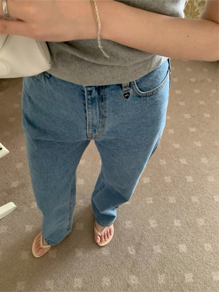 xxs,xs,s即納 Ocean straight denim/ショート丈あり