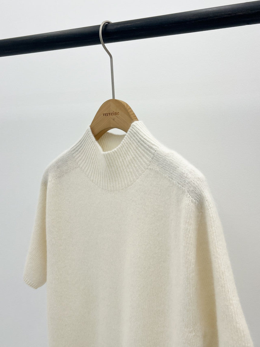Verona fox half turtle neck knit-3col