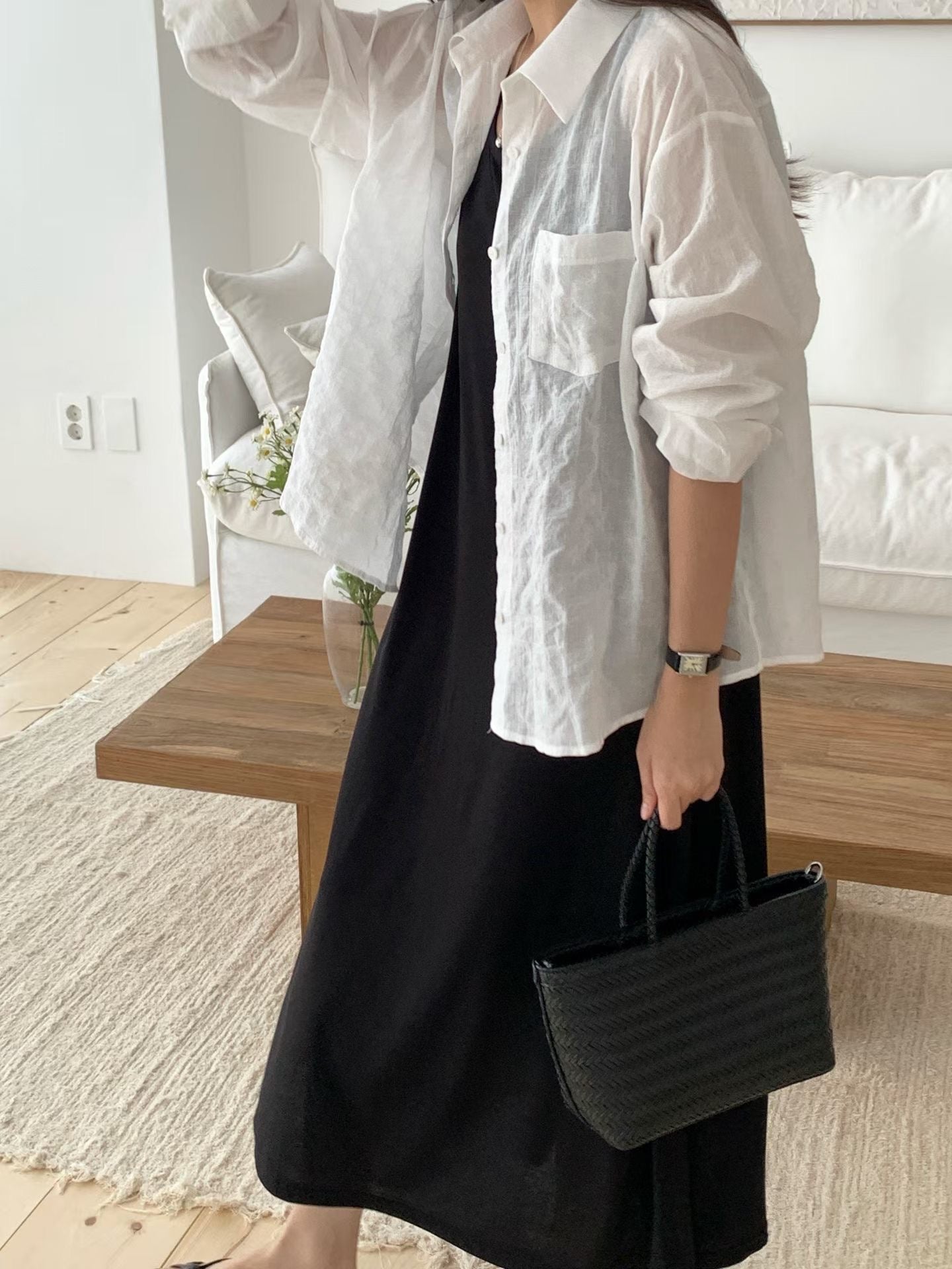 summer check shirt-2col