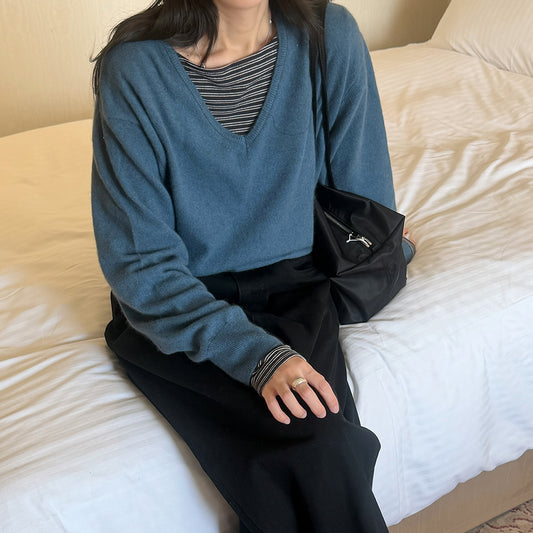 field raccoon v knit-2col