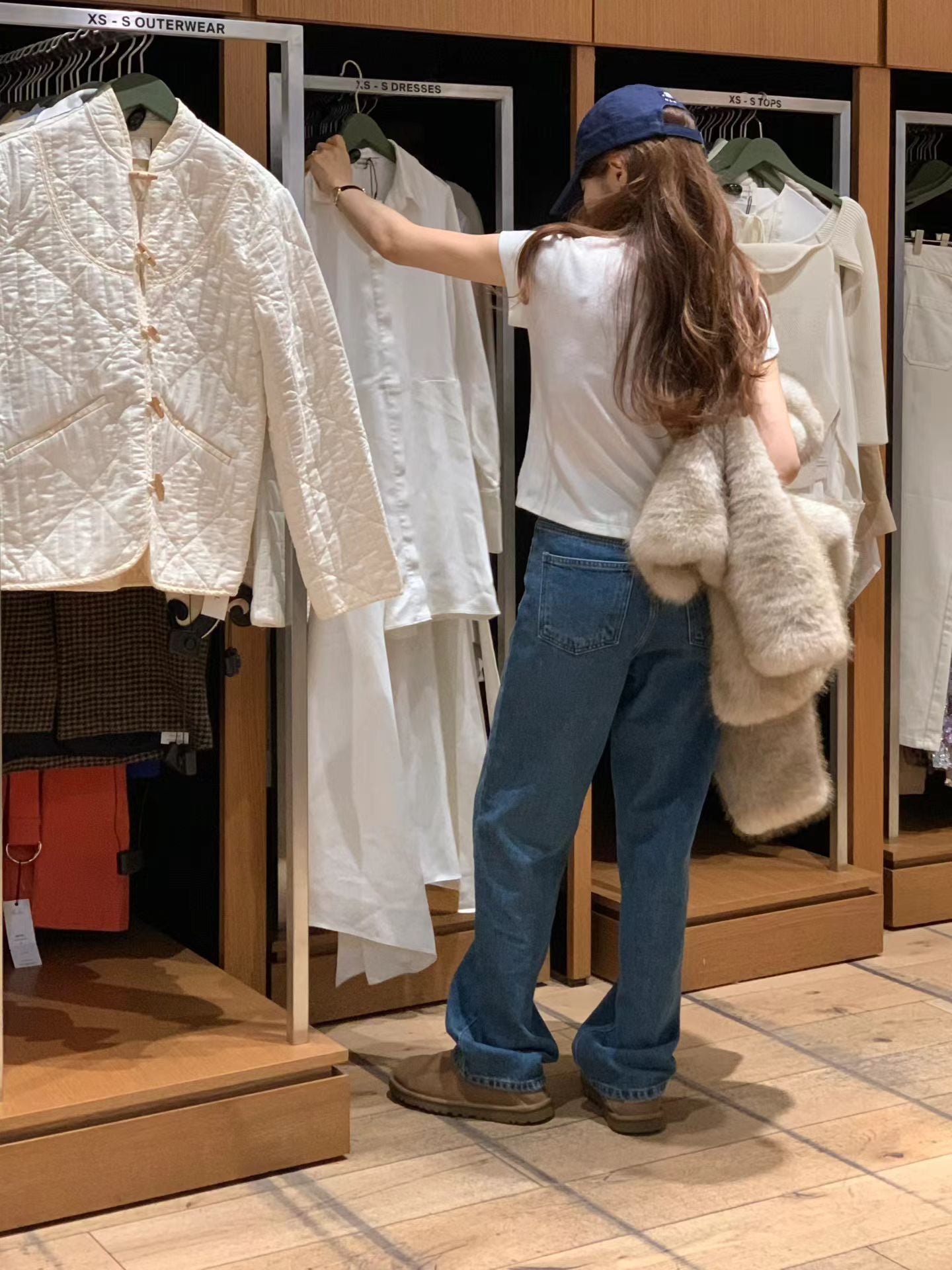 Ounce bow deep blue denim