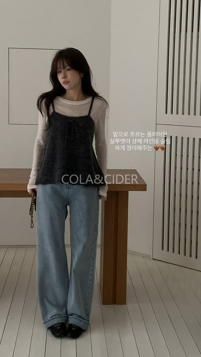 Koi knit bustier-3col