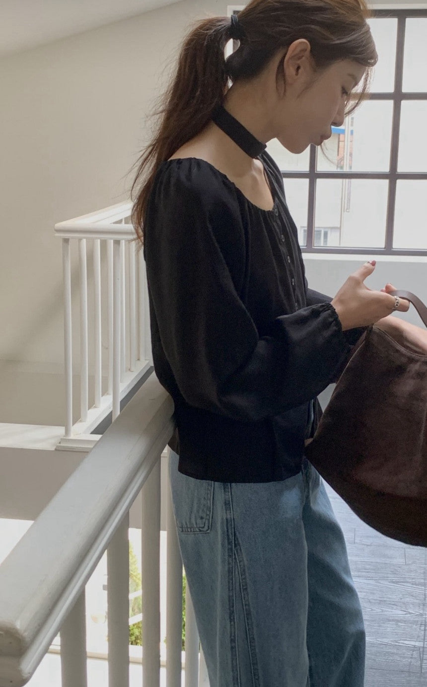 Mute wool blouse-4col