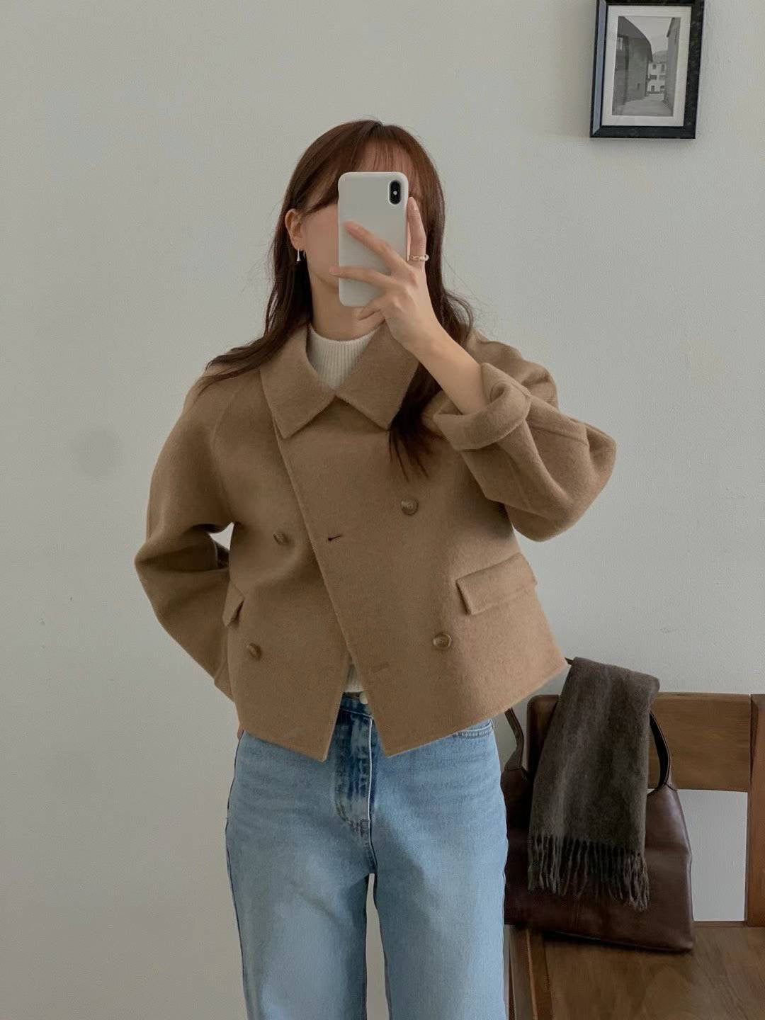 Miu double handmade jacket-3col