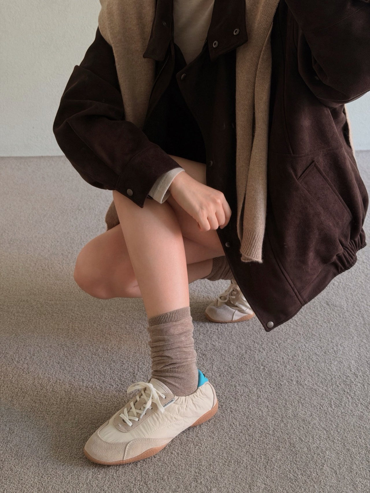 cloud suede sneakers-2col