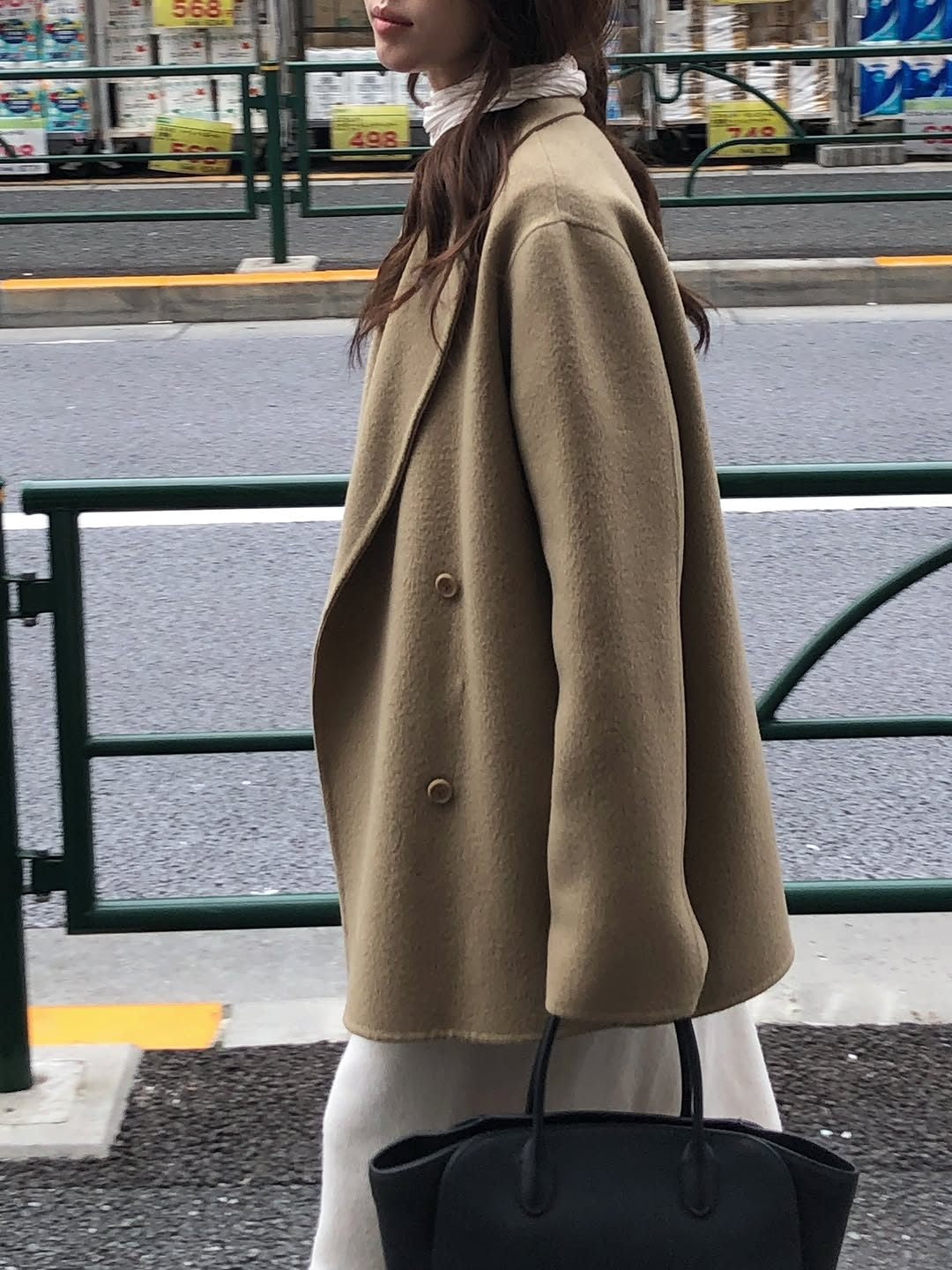 yvette double half handmade jacket-2col