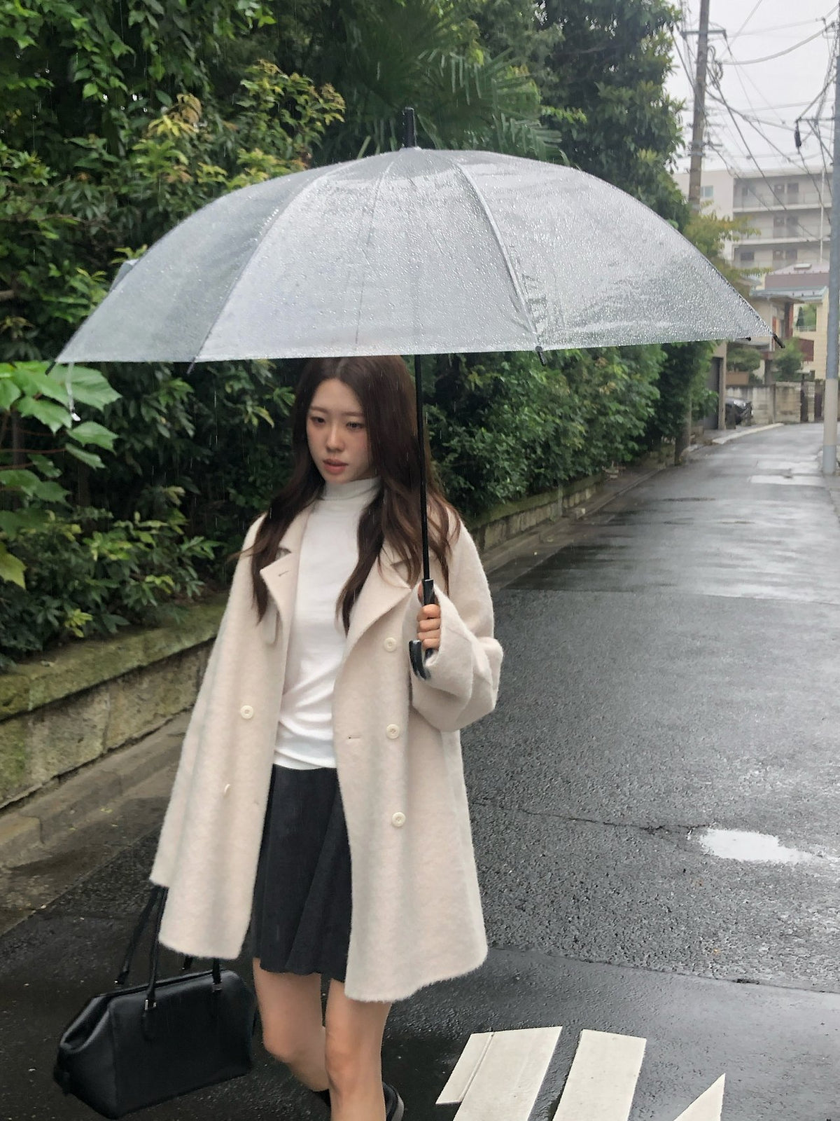 colette boucle handmade coat-2col