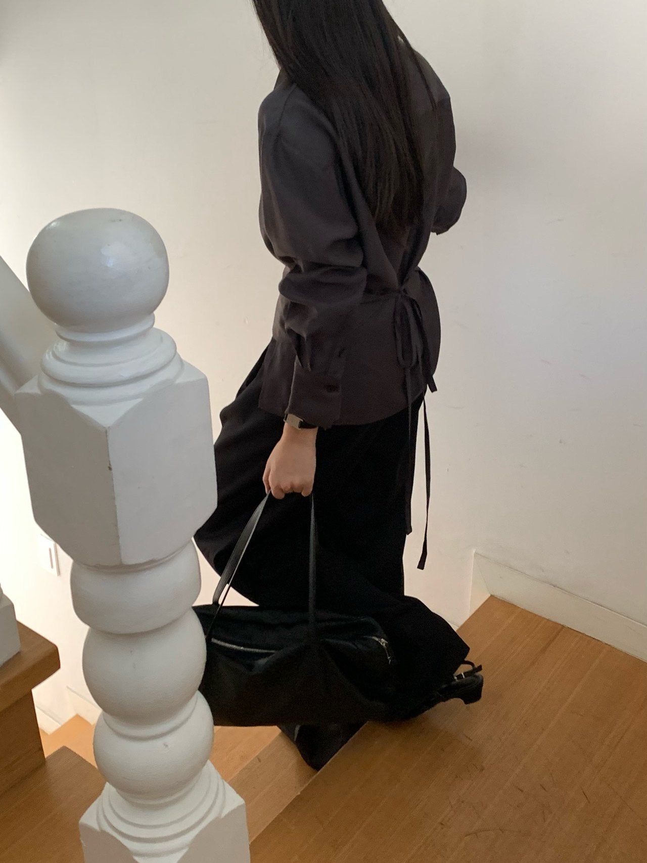 Meli wrap blouse-2col