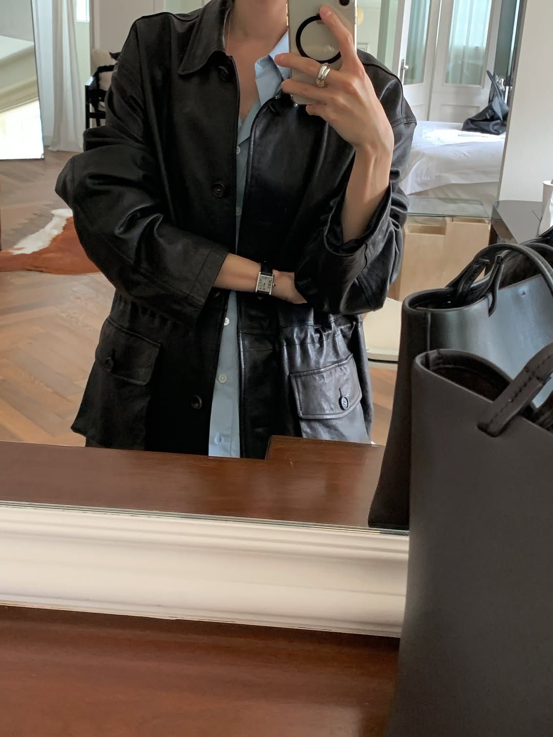 Rove lambskin leather jacket