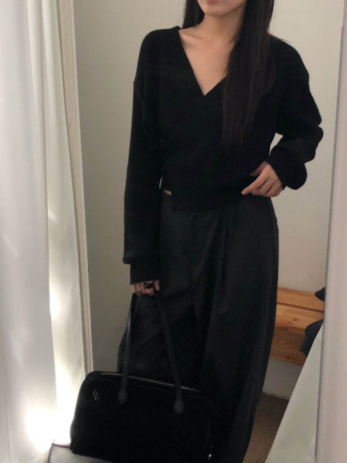 line wrap knit-3col