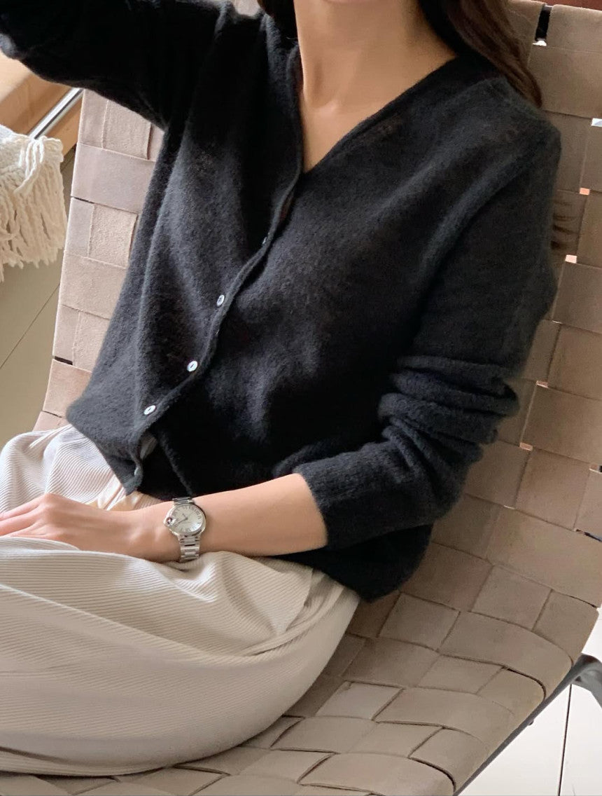 Kozie mohair cardigan-3col