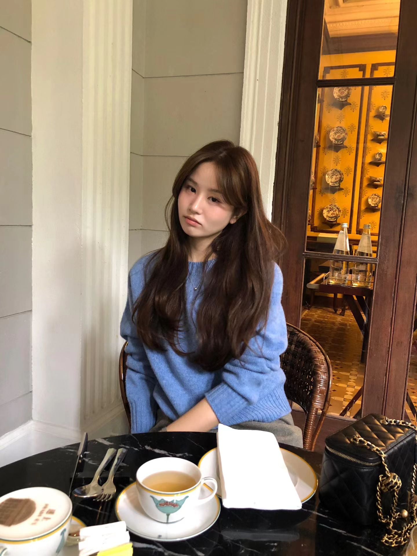 Ounce heather shirtland wool knit-4col