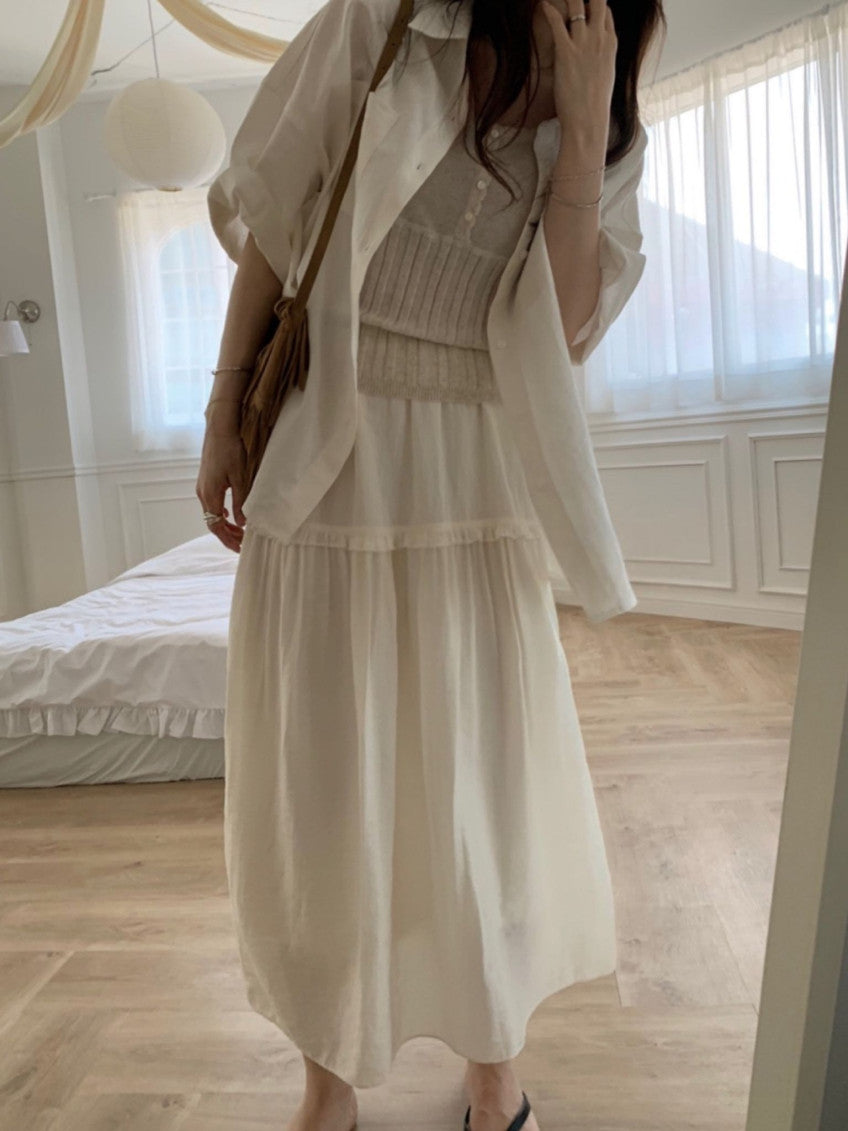 muse frill blouse-2col