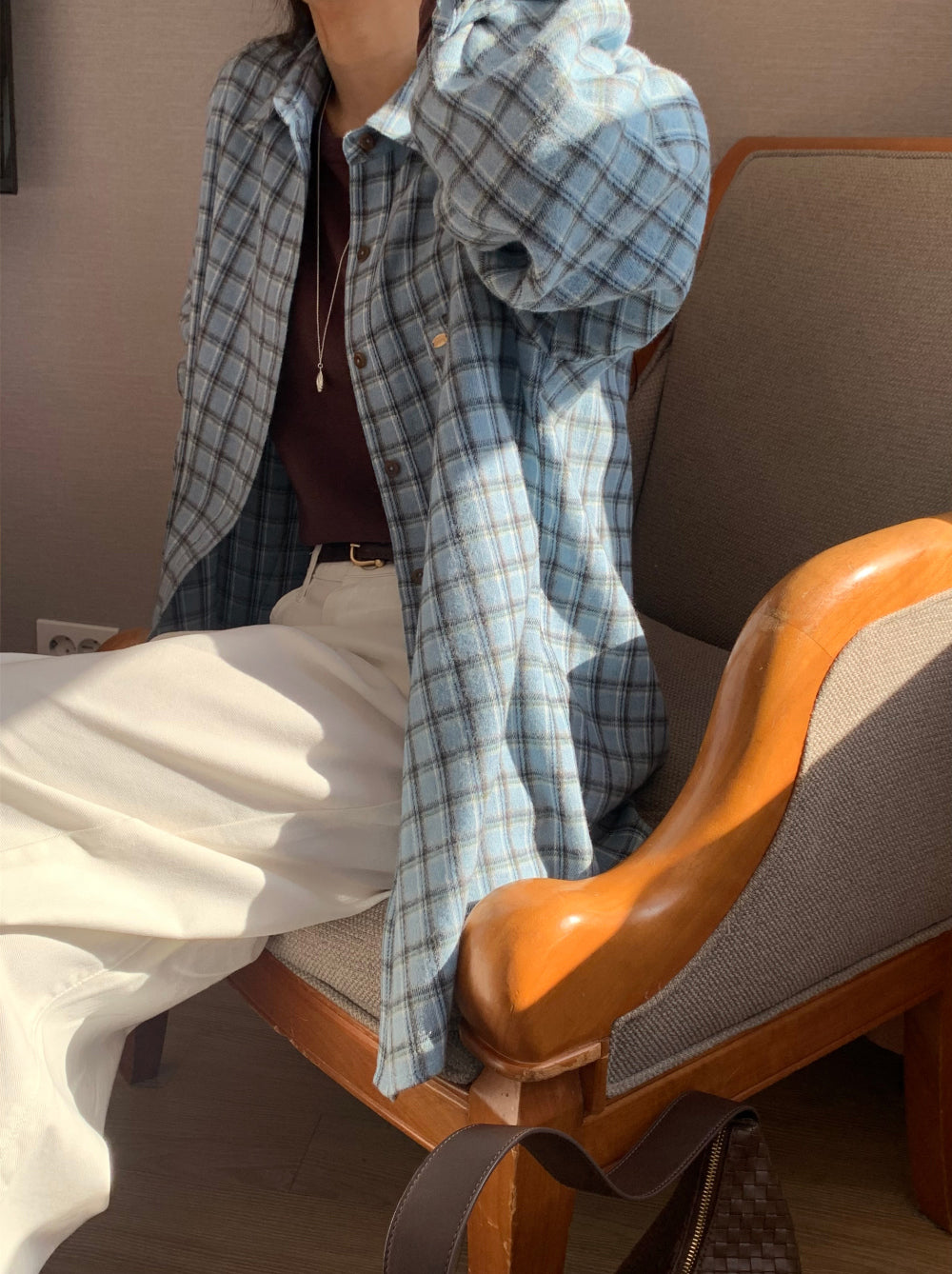 tint check gimo shirt-2col