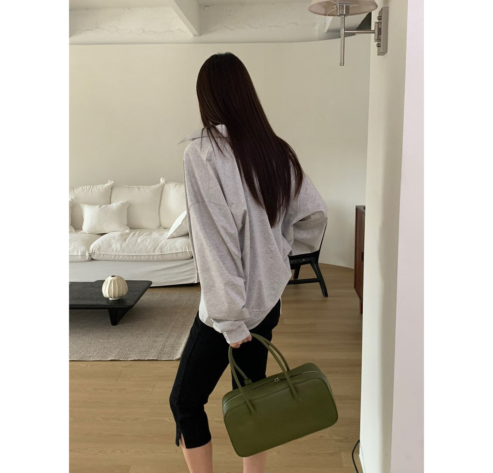 Low-rise capri pants