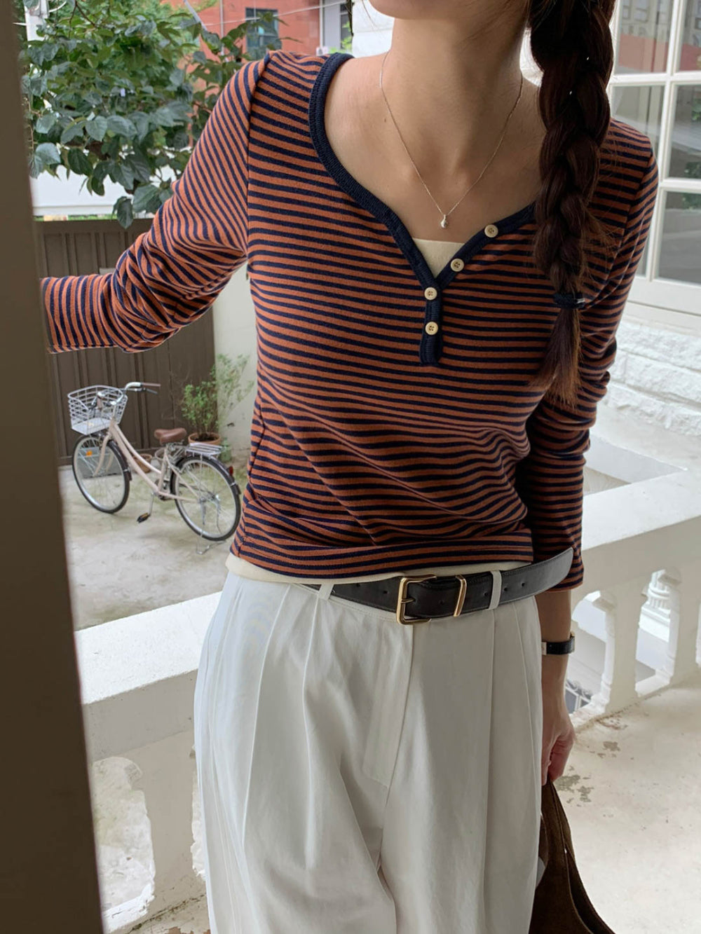 Mitzu stripe T-3col