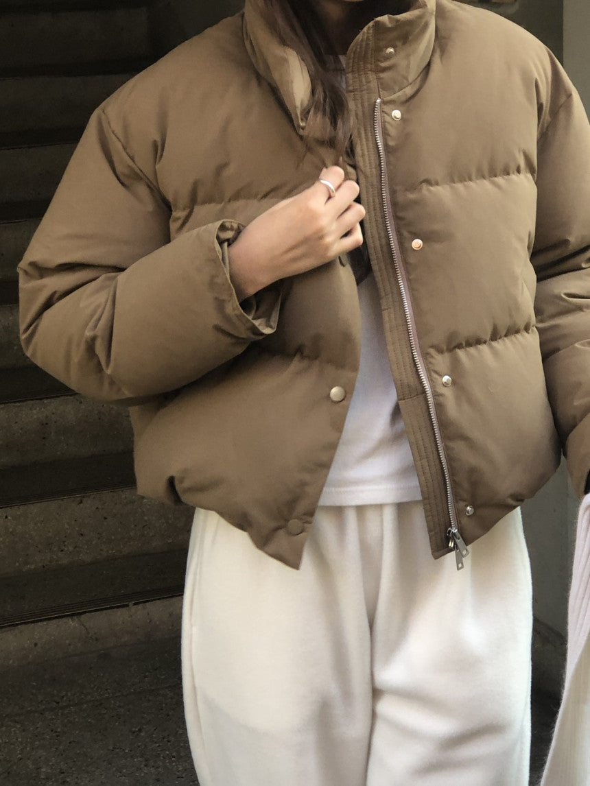 Basel duckdown short padding-3col