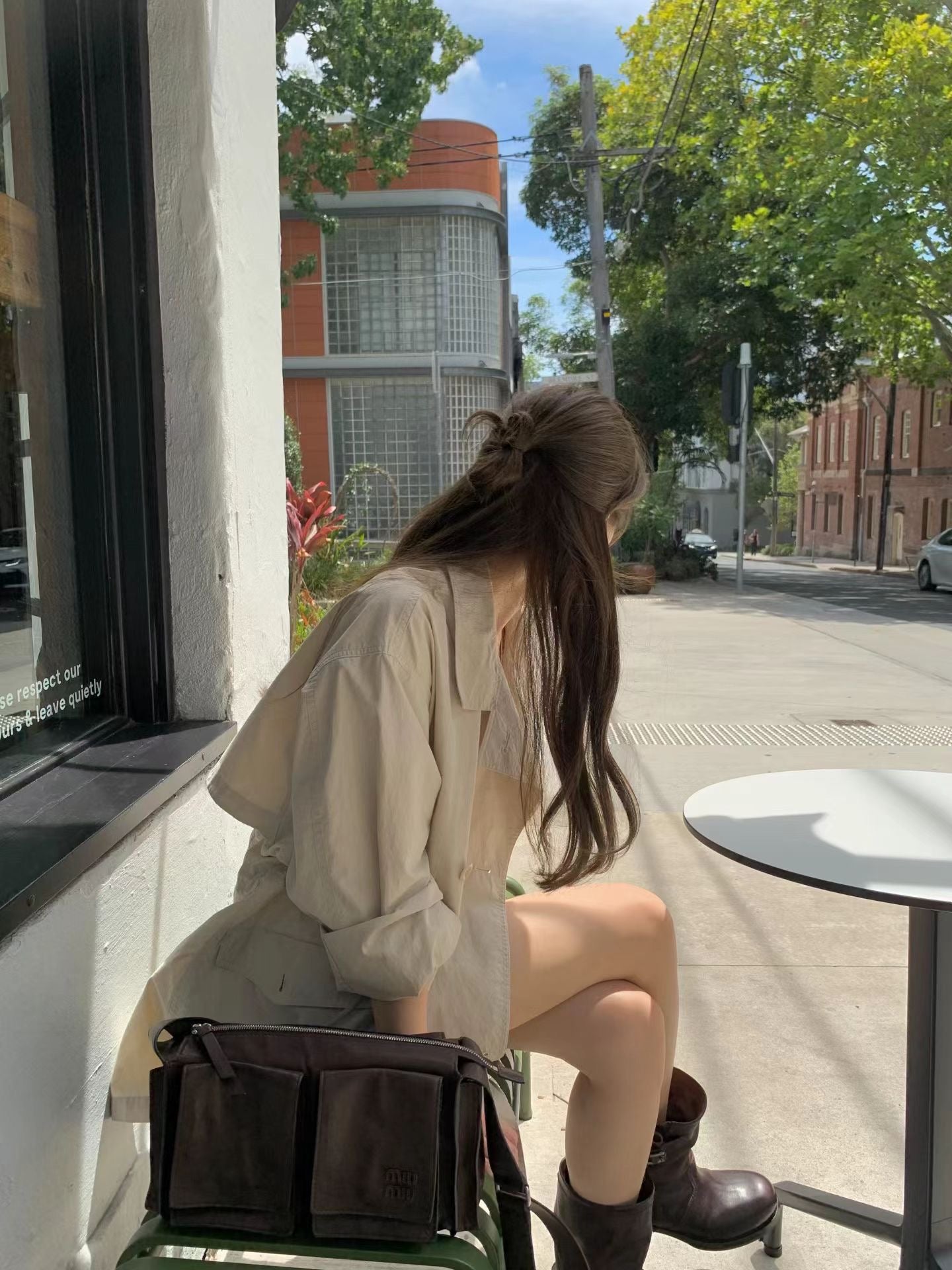 Ounce double half trench-2col