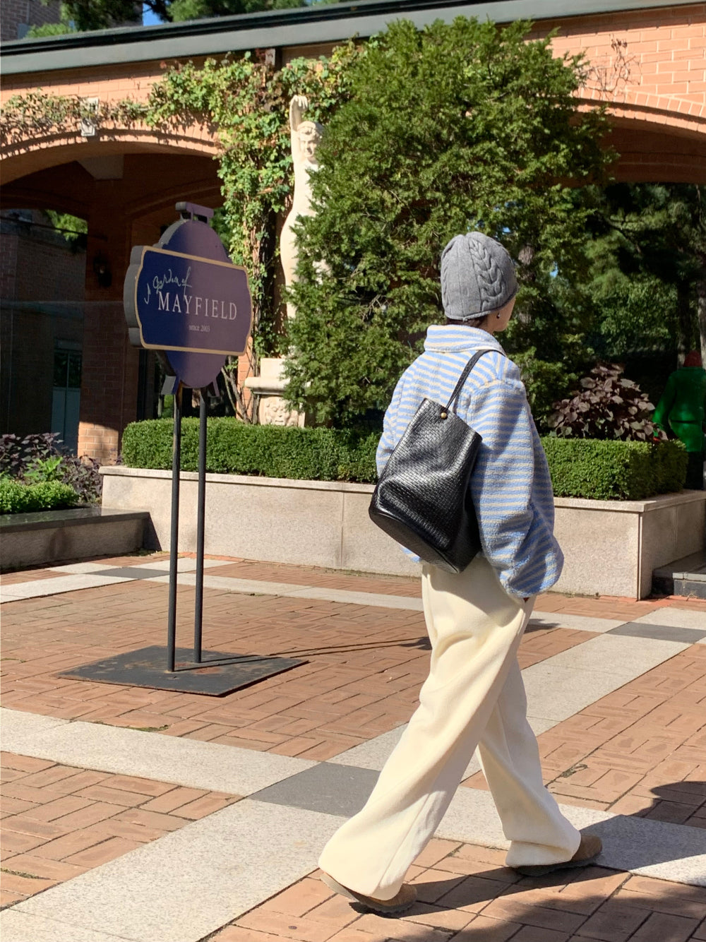 mix fleece pants-4col