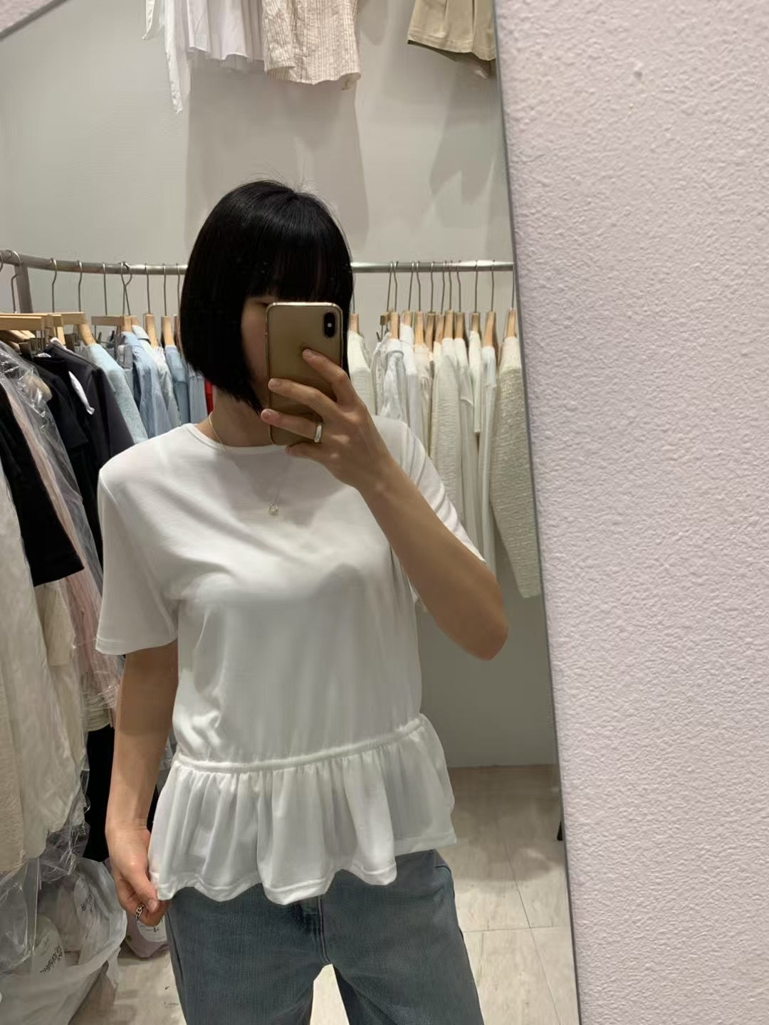 Billy Layered Frill half T-4col