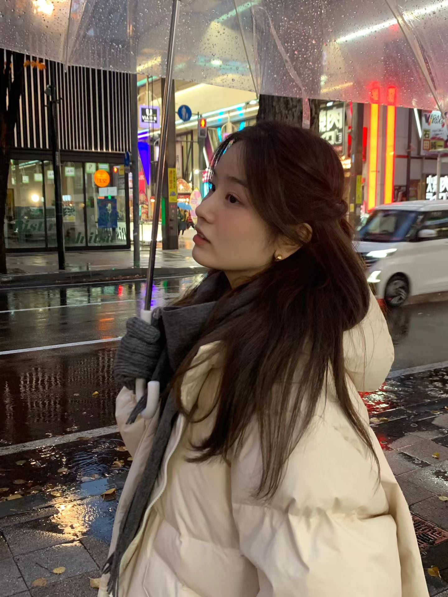 Ounce pocket hood duck down jumper-2col