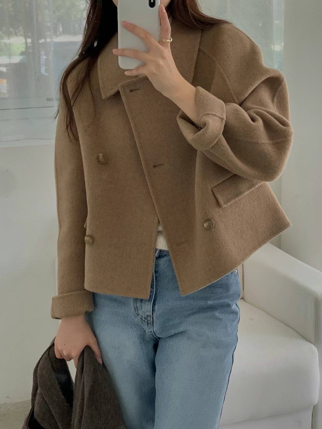 Miu double handmade jacket-3col