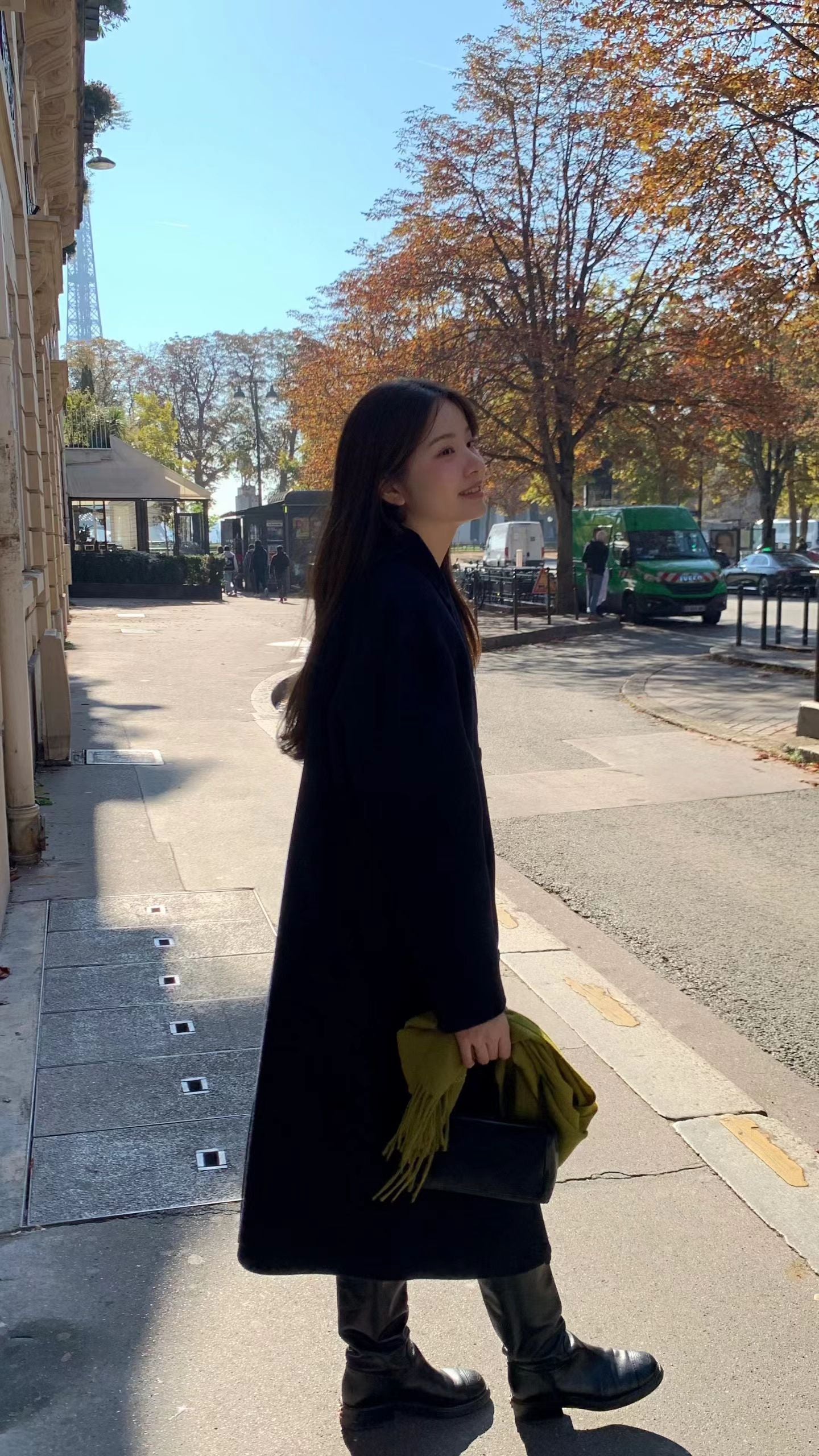 Ounce cashmere double over coat-2col