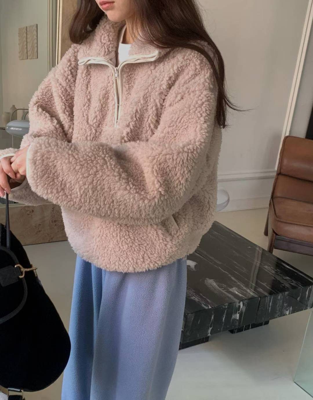 uug half zip up-2col