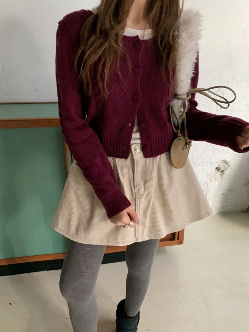 Thing twist cardigan-3col