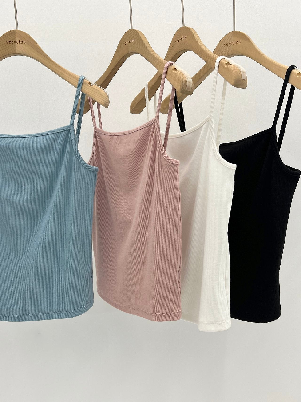 Elier square neck strap sleeveless-4col