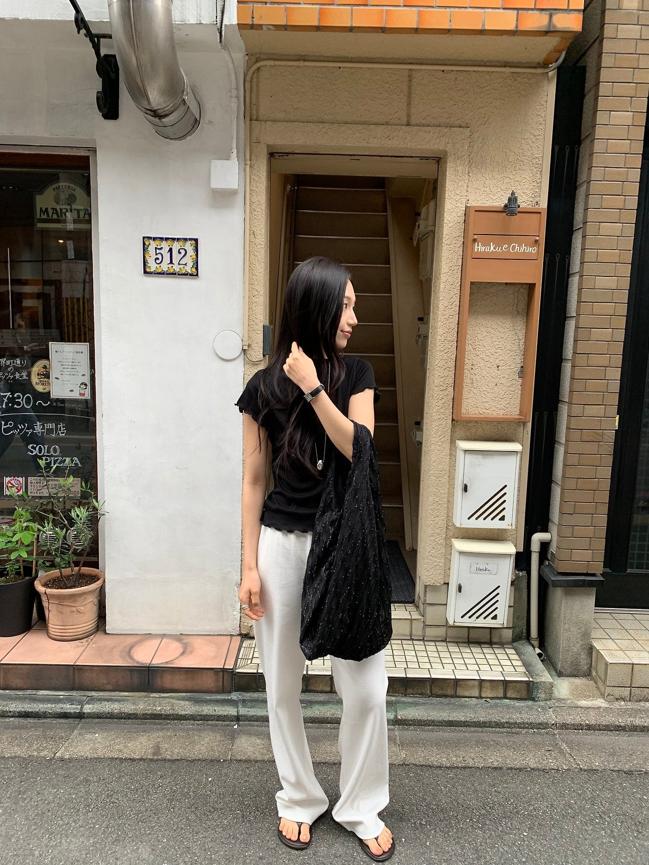 Lumiere texture shopper bag-2col